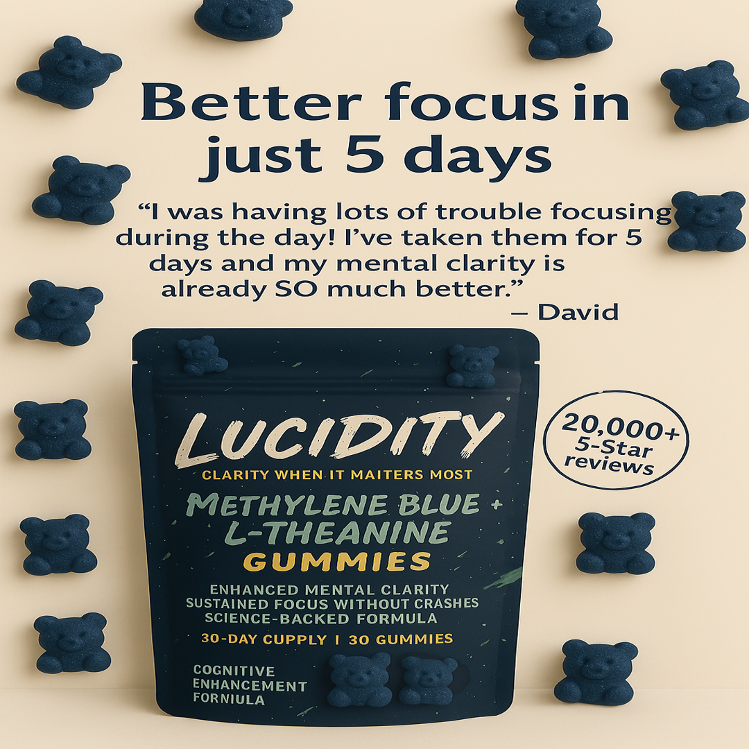 Methylene Blue + Ltheanine Gummies